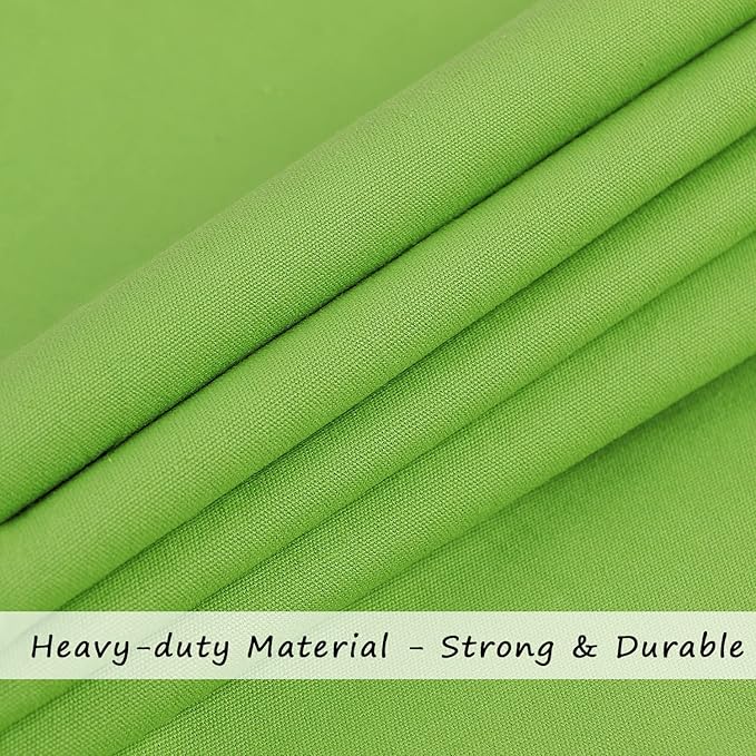 Cotton Canvas Laundry Bag with Handles & Drawstring Straps, Heavy Duty Extra Large Laundry Bags for Laundromat and Household, 25.5x34 Inch, Green