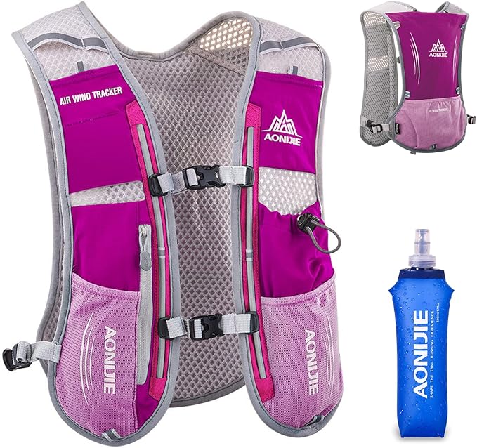 TRIWONDER Hydration Running Vest Backpack, Lightweight Water Pack for Men Women Hydration Backpack for Trail Race, Hiking, Cycling, Climbing, Camping, Jogging, Marathon