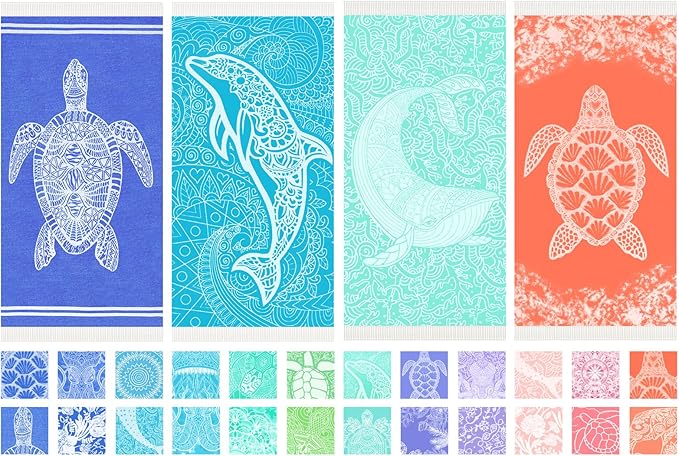 Thin Turkish Beach Towel Lightweight Soft Cotton Extra Large XL Oversized Sand Free Sandproof Absorbent Quick Dry Towels Cloud Bath Pool Travel Compact Essentials Accessories for Adult Gifts