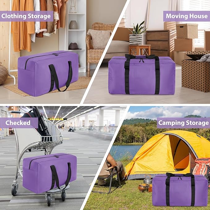 Large Travel Duffle Bag, 102L Gear Bag for Men and Women, Storage Bag Ideal for Overnight Camping and Weekend Getaways