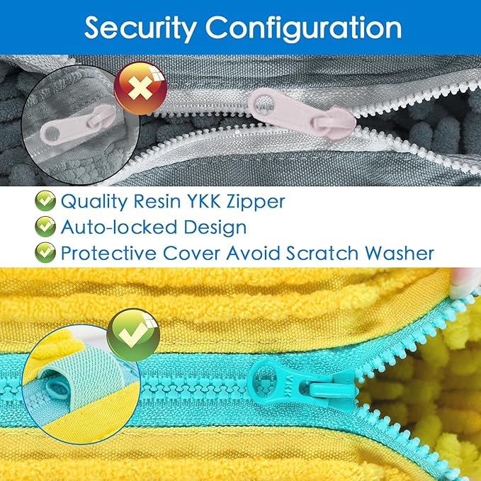 Shoe Washing Machine Bag & Laundry Shoe Bag Set, Reusable Zippered Shoe Cleaning Bag for Sneakers - Includes Mesh Laundry Bags(1PCS + 1PCS Yellow)