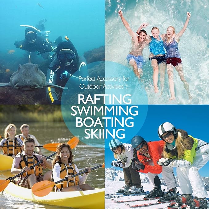 Universal Waterproof Phone Pouch, 4 Pack Waterproof Phone Case with Lanyard Protector for iPhone16 15 14 13 12 Pro Max XS Plus Samsung Galaxy Note up to 6.9", IPX8 Cellphone Dry Bag Beach Essentials