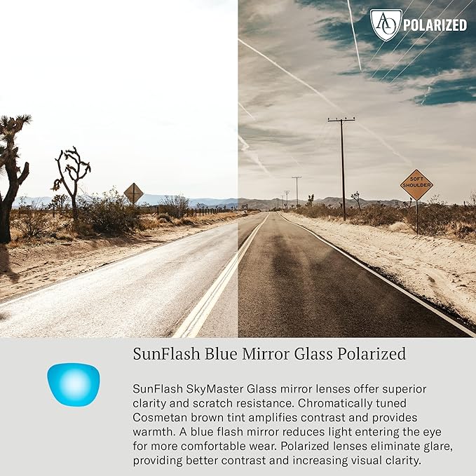 Americal Optical Original Pilot Nylon Lenses Sunglasses | AOLite Nylon Lenses | Polarized and Non-Polarized Available