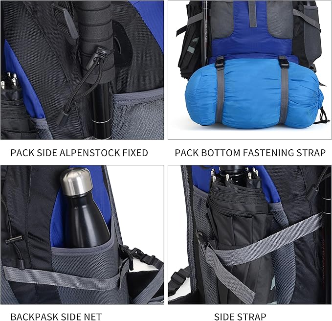 Russel Molly Hiking Backpack, 50l Camping Lightweight Bag for Outdoor