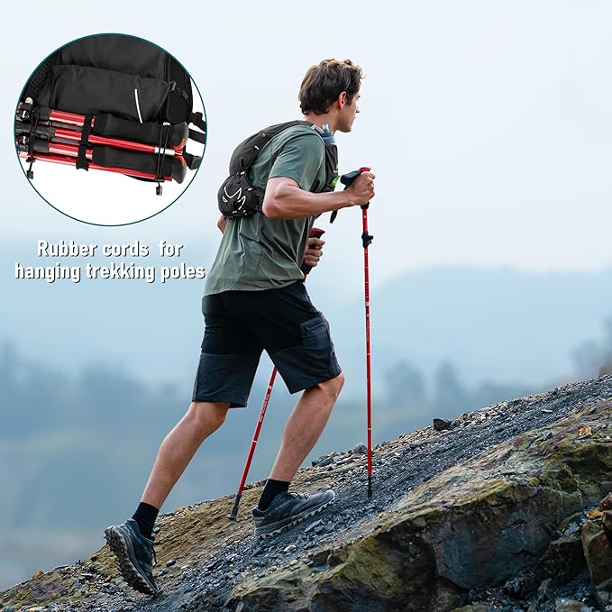 Running Vest with Water Bladder 1.5 Liter, Small Hydration Water Vest, Lightweight Hydration Pack Multi-Pocket 11x - for Hiking Race Trail Marathon for Women Men