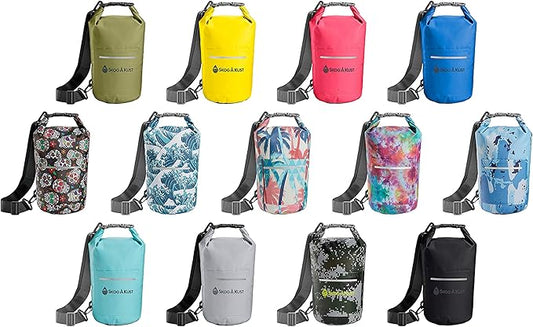 Skog Å Kust DrySak - Roll Top Waterproof Bag for Travel & Outdoors - 5, 10 & 20 Liter sizes