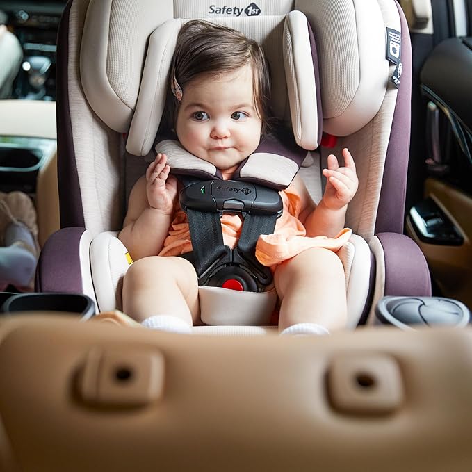 Safety 1st Everslim DLX Slim Convertible Car Seat– A 4-in-1 Convertible Child Safety Car Seats; Baby Car Seats for 5-100 lbs, Dunes Edge