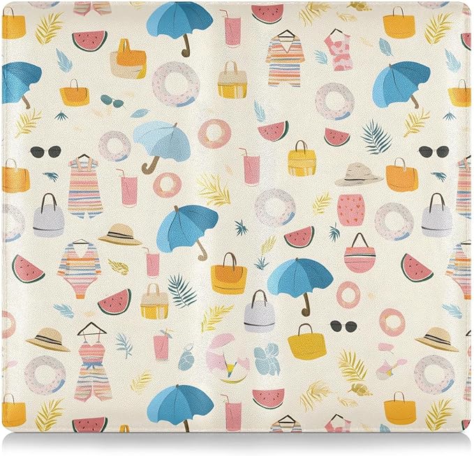 Bolaz Cute Car Registration and Insurance Holder Leather Vehicle Document Glove Box Organizer for License Cards Accessories