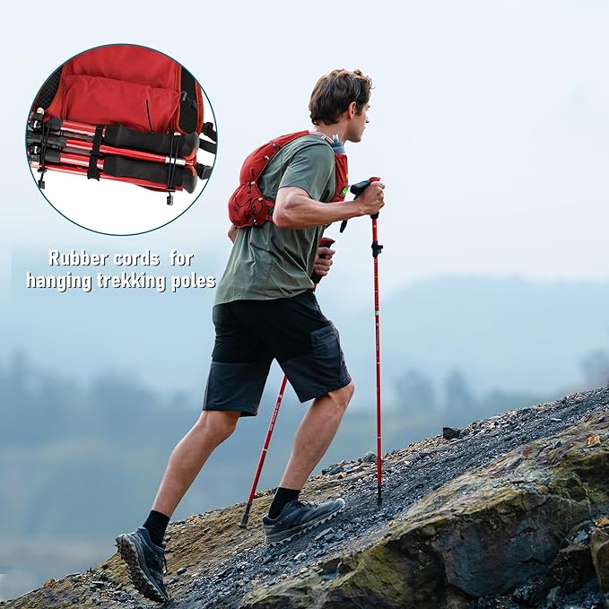 Running Vest with Water Bladder 1.5 Liter, Small Hydration Water Vest, Lightweight Hydration Pack Multi-Pocket 11x - for Hiking Race Trail Marathon for Women Men