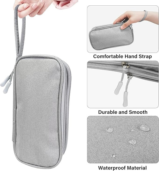 SMONT Versatile Travel Organizer Durable Tech Bag with Built in Cord Organizer Travel Features The Ideal Travel Cord Organizer to Keep You Connected Anywhere Cable Organizer Bag Gary