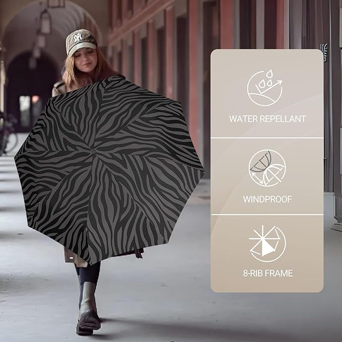 Knirps A.200 Medium Duomatic Windproof Umbrella for Adults – Automatic Open Close 38.5" Canopy, Travel Case Included