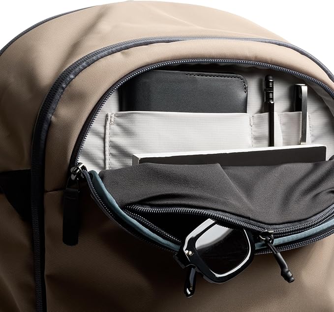 Bellroy Transit Workpack Pro (28 liter work bag/commuter backpack, fits 16” laptops; high level organization and comfort for work, travel and commutes. - Stone