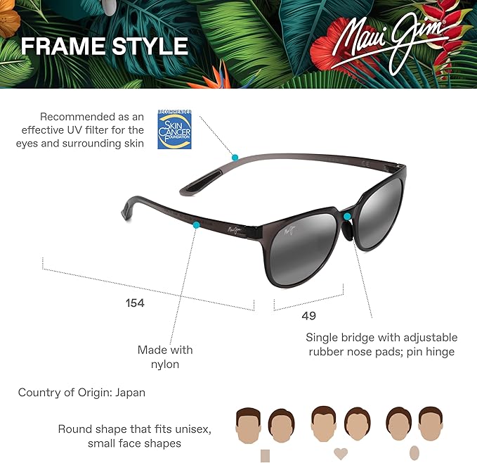 Maui Jim Polarized Men's and Women's Wailua Classic Sunglasses