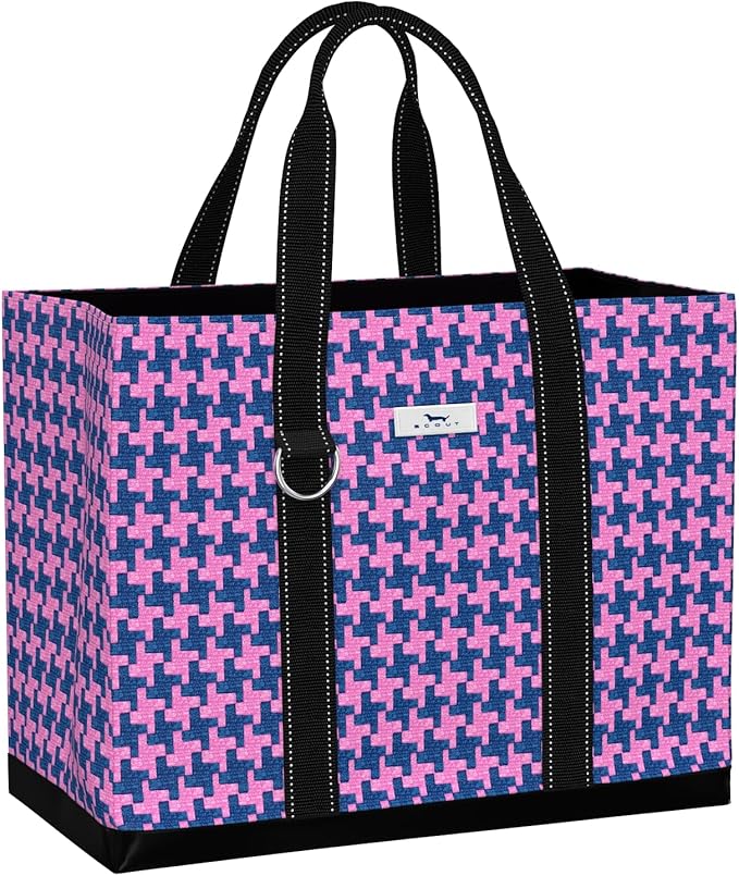 SCOUT Original Deano Tote Large - Durable Lightweight Open Top Beach, Pool & Lake Bag, Inside Zip Pocket, Folds Flat