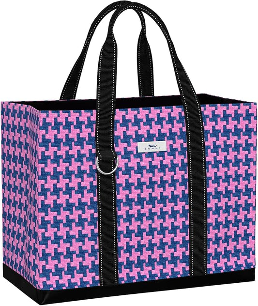 SCOUT Original Deano Tote Large - Durable Lightweight Open Top Beach, Pool & Lake Bag, Inside Zip Pocket, Folds Flat