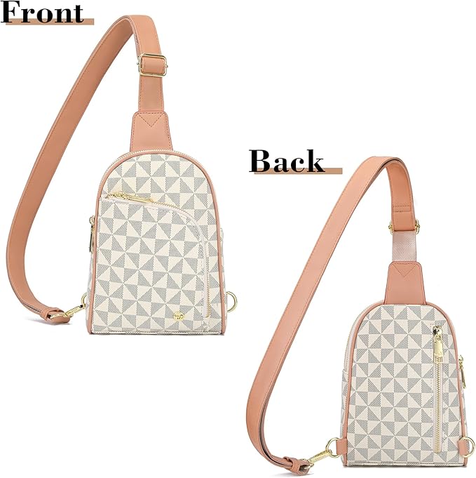 INICAT RFID Blocking Sling Bag Anti Theft Crossbody Bags Women Valentine's Day Gifts Travel Purses Vegan Leather