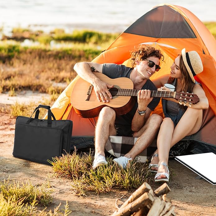 Starlink Gen 3 Satellite Travel Bag Outdoor Waterproof Portable Storage Bag (Suitable for Starlink Plate+Bracket/Cable) RV Camping Single Shoulder Backpack(Black)