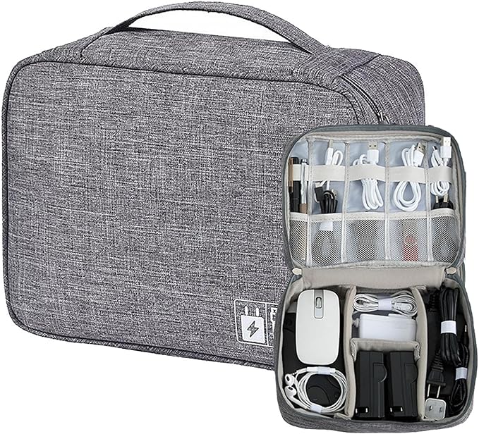 Organizer Case Small Electronic Devices USB Charger Accessories Mouse Phone Cable SD Power Bank Earphone