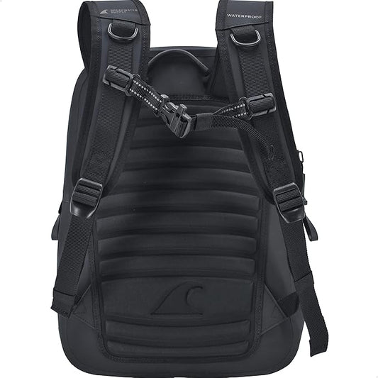 Breakwater Supply™ Waterproof IP68 Submersible Backpack with Airtight Zippers | Laptop Travel Outdoors | Fogland 25L 20L 15L