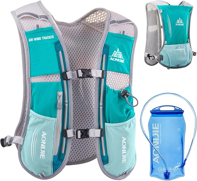 Azarxis Running Water Bottles Flask BPA Free Leakproof Hydration Vest Packs Waist Belt Replacement for Triathlon Marathon Hiking Cycling Climbing Runner
