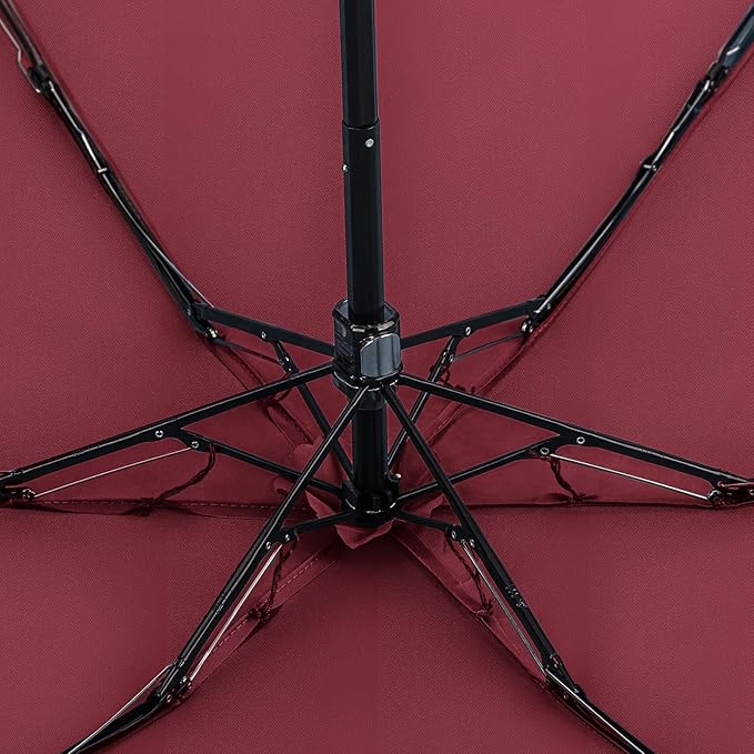 LEAGERA Compact Travel Umbrella with Case - Mini Umbrella for Purse, Small Lightweight &Tiny Design Perfect for Parasol Outdoor Sun&Rain Umbrellas