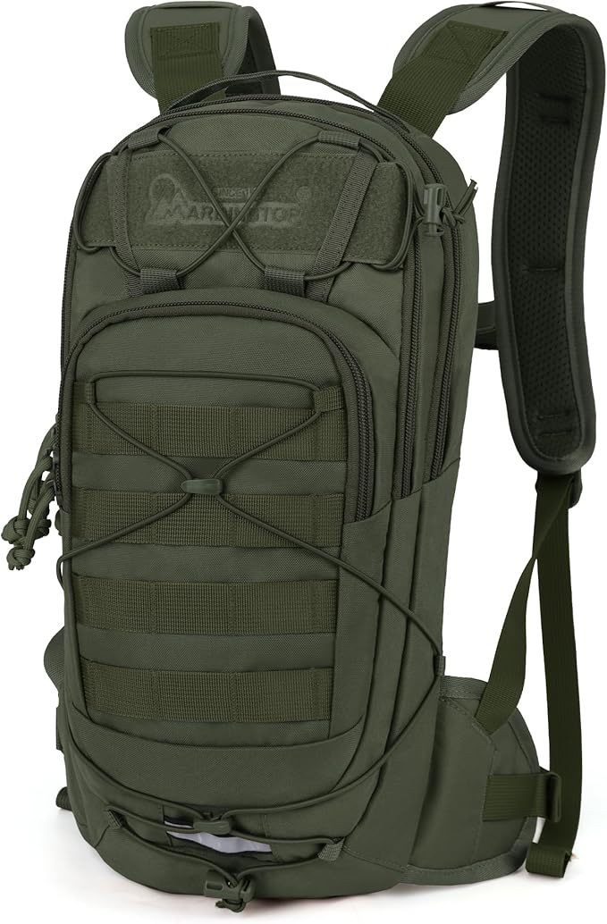 Mardingtop10L Small Tactical Molle Hydration Backpack,Cycling Backpack for Biking,Cycling and Running EDC Daypack