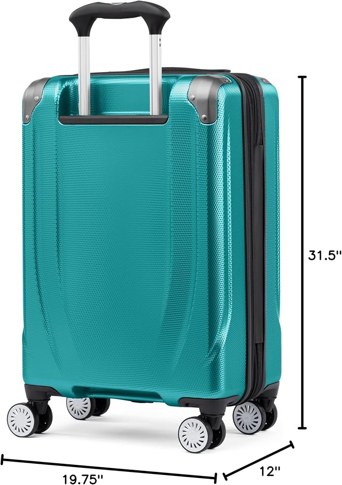 Travelpro Pathways 3 Hardside Expandable Luggage, 8 Spinner Wheels, Lightweight Hard Shell Suitcase, 3 Piece Set (21/25/28), Kayak