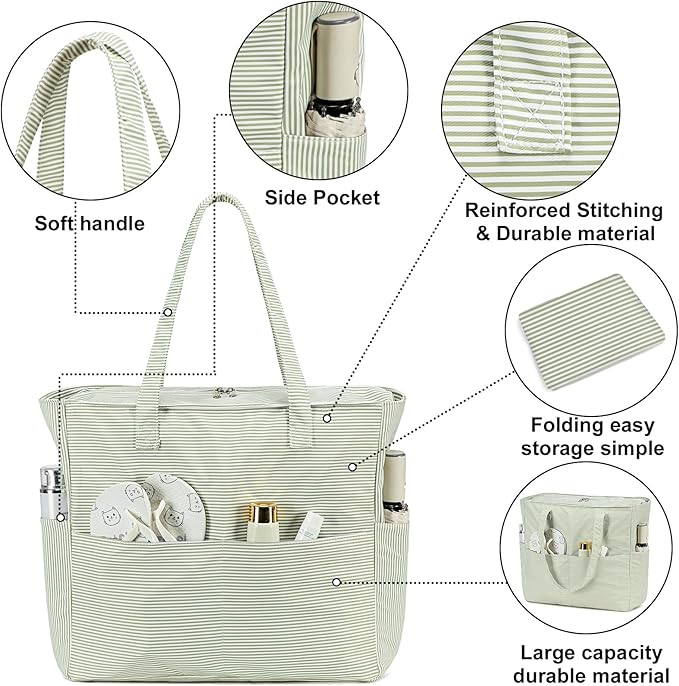 Bluboon Waterproof Beach Tote Pool Bags for Women Ladies Extra Large Carry On Bag With Wet Compartment for Weekender Travel