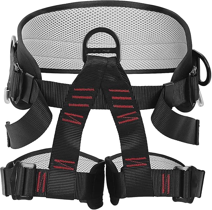 HeeJo Climbing, Safety Safe Seat Belt for Outdoor Tree Climbing, Outward Band Expanding Training Large Size,Climbing Gear