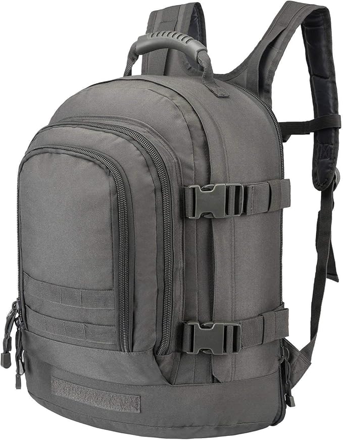 Greencity Laptop Backpacks Tactical 3 Day Expandable Bug Out Bag Classic Case Travel Hiking，Gray