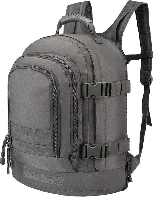 Greencity Laptop Backpacks Tactical 3 Day Expandable Bug Out Bag Classic Case Travel Hiking，Gray