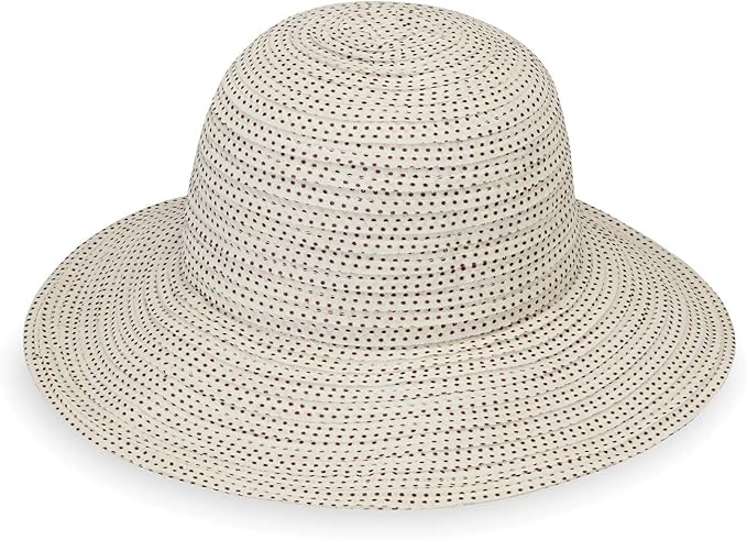 Wallaroo Hat Company Women’s Petite Scrunchie Sun Hat – UPF 50+, Wide Brim, Packable, Adjustable for Smaller Crown Sizes