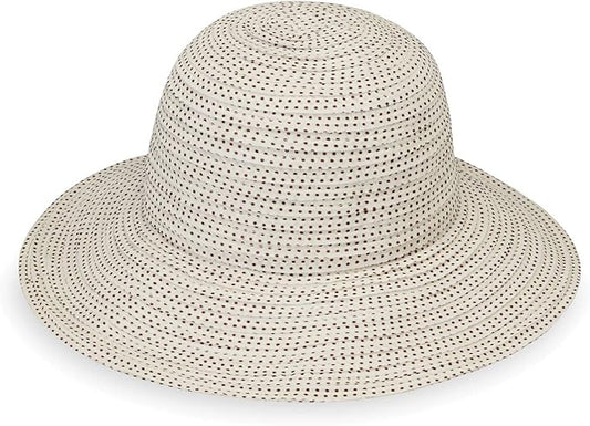 Wallaroo Hat Company Women’s Petite Scrunchie Sun Hat – UPF 50+, Wide Brim, Packable, Adjustable for Smaller Crown Sizes