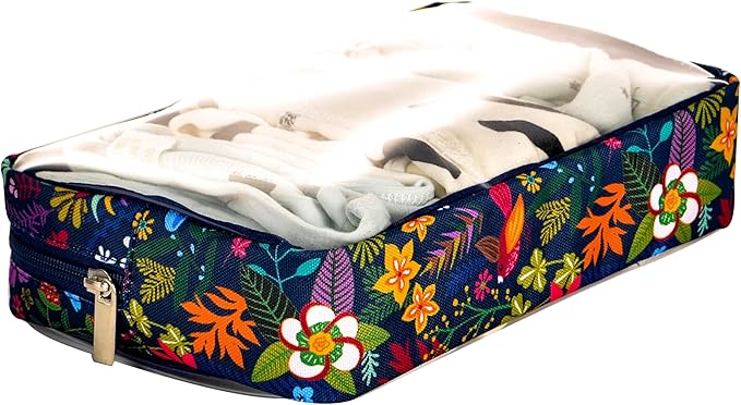 TSA Approved 5-Piece Diaper Bag Organizer Pouch Set Clear Waterproof TPU Kids Toiletry Storage Set Travel Packing Clutch Cube Bags for Baby Nursing