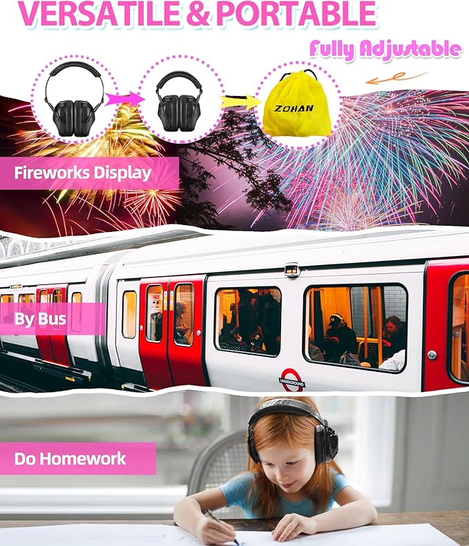 ZOHAN 030 Kids Noise Cancelling Headphones for Autism Kids Ear Protection