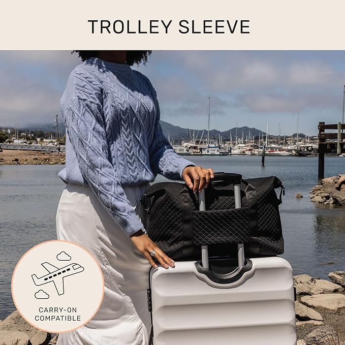 Jadyn Lola Travel Bag, Weekender/Overnight Duffel, Gym Tote Bag for Women, Men