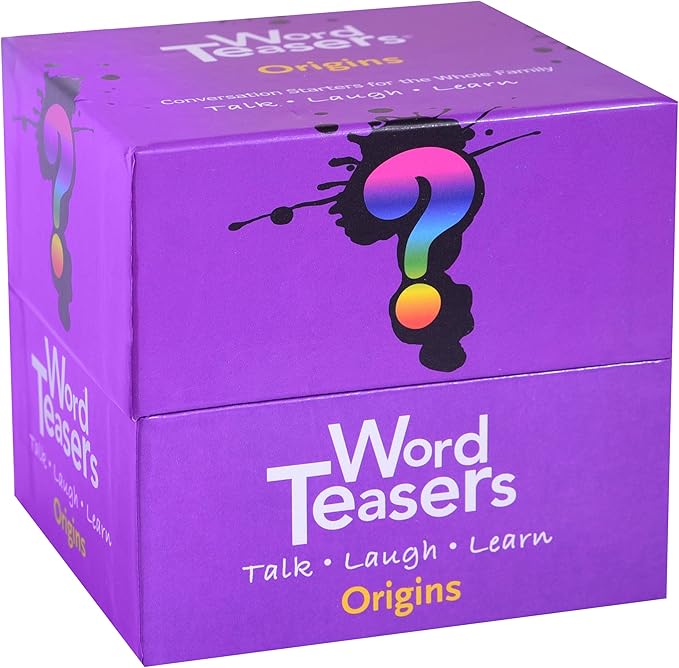 WORD TEASERS Origins - Vocabulary Game for Kids 10+ - Fun Family Conversation Starters - Literacy Game & Vocabulary Builder for Middle School - 150 Flash Cards