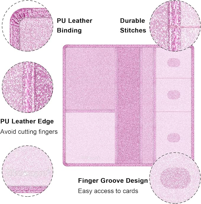 Wisdompro Car Document Holder Organiser, PU Leather Vehicle Insurance and Registration Holders Wallet Case for ID Card, Driving Licence, Key Contact Information Cards