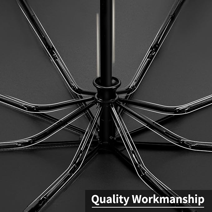 Seniny Windproof Travel Umbrella, Automatic Umbrellas for Rain, Portable & Compact Umbrellas for Backpack, Strong UV for Protection, Folding Small Sun Umbrella for Car, Walking
