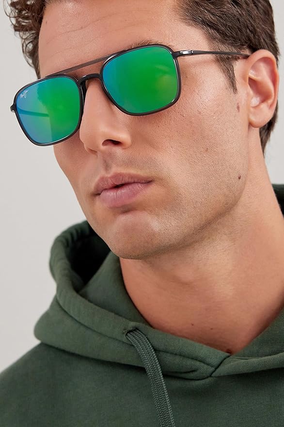 Maui Jim Polarized Men's and Women's Keokea Aviator Sunglasses