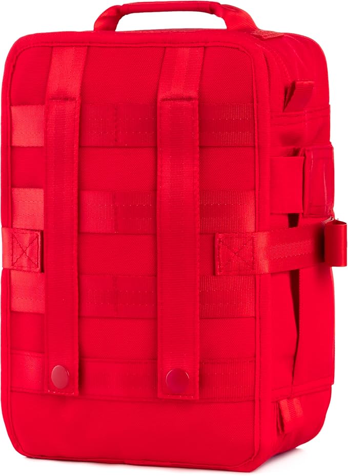 Large First Aid Kit for Car, Travel & Home - Emergency Kit for Hiking, Camping, Backpacking and Outdoors - Includes Zip Stitch Wound Closure Strips