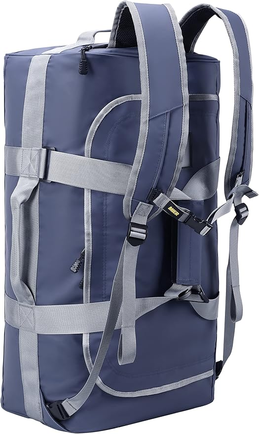 MIER Water Resistant Backpack Duffle Heavy Duty Convertible Duffle Bag with Backpack Straps for Gym, Sports, Travel