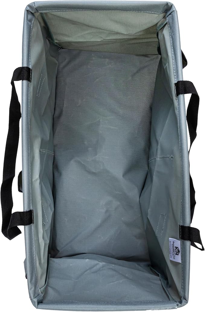 Household Essentials Gray Krush Container All-Purpose Utility Tote with Pockets