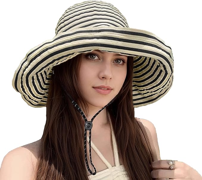 Sun Hat for Men Women UPF 50+ Fishing Hats Waterproof Wide Brim Boonie Bucket Hat for Safari Beach Hiking Garden
