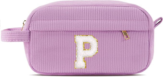 Pocmimut Graduation Gifts for Girls,Personalized Preppy Makeup Bag Cosmetic Bag Toiletry Bag Gifts for Teen Girls Gifts Trendy Stuff,P