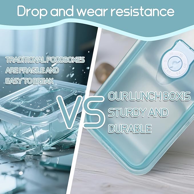 Stainless Steel Snack Containers,Separate Compartments for Reuse,Suitable for Lunch, Snacks and Other Scenarios,Suitable for Dining Out and Camping. (6pcs)