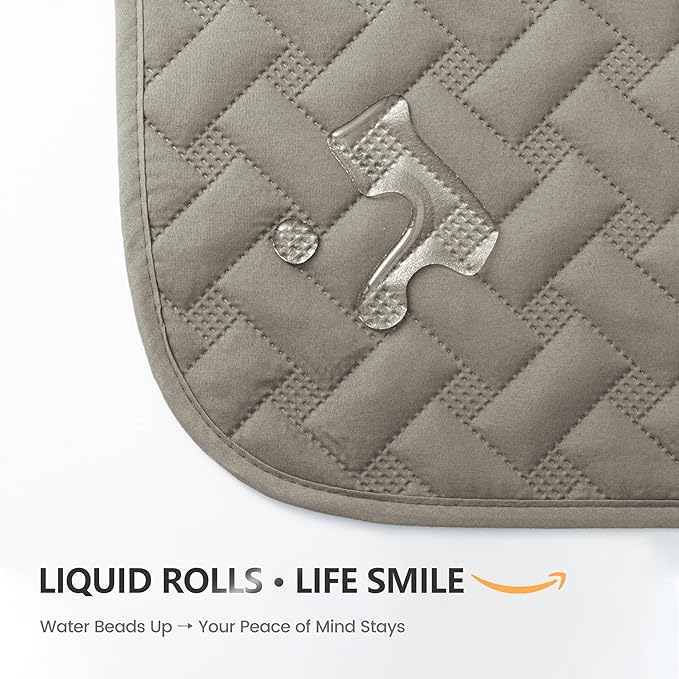 gogobunny Waterproof Dog Bed Cover Pet Blanket for Furniture Bed Couch Sofa Reversible (Dark Stone/Light Stone, 82x120 Inch (Pack of 1))