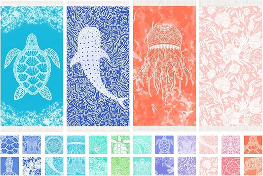 Thin Turkish Beach Towel Lightweight Soft Cotton Extra Large XL Oversized Sand Free Sandproof Absorbent Quick Dry Towels Cloud Bath Pool Travel Compact Essentials Accessories for Adult Gifts