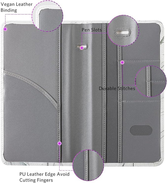 CoBak Car Registration and Insurance Holder - Vehicle Glove Box Car Organizer,Auto Truck Comparment Accessories Case with Magnetic Closure for Driver License,Cards