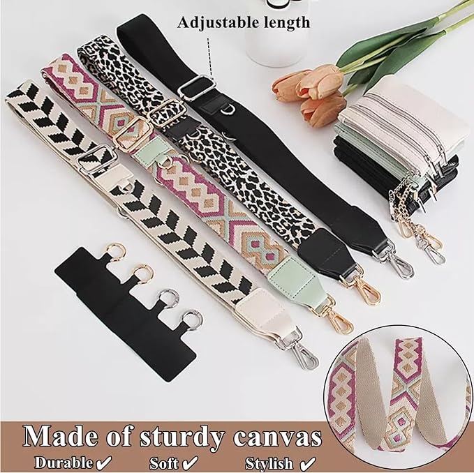 Crossbody Body Phone Holder for Women, New Phone Strap with Zippered Pouch, Adjustable Crossbody Strap (Brown)